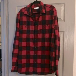 Sonoma Lumberjack red and black plaid SZ XLT Long sleeve